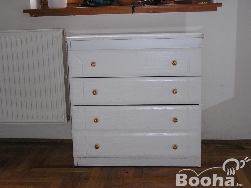 Használt fehér hálószoba bútor - Kép 4