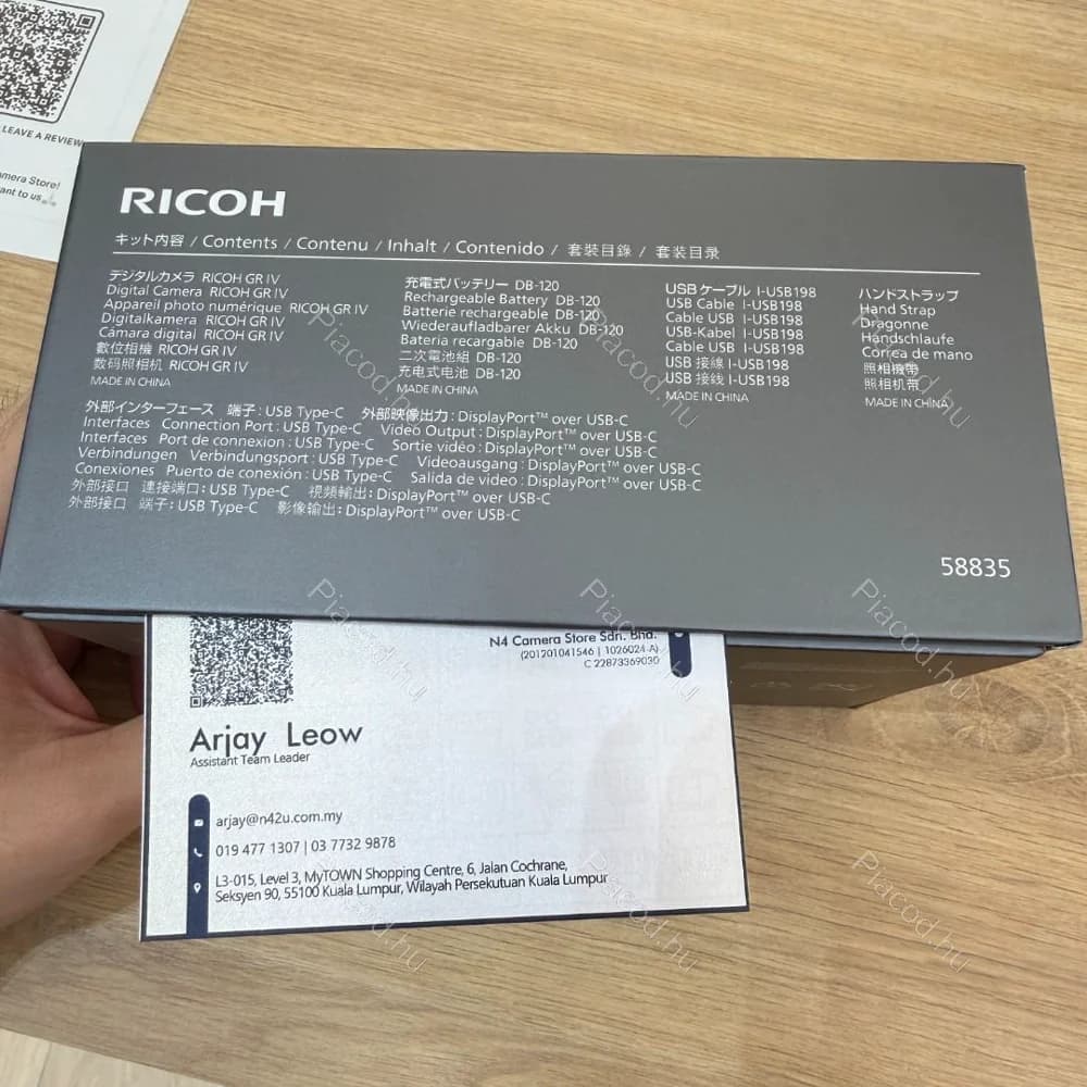 Ricoh GR IV monokróm digitális fényképezőgép