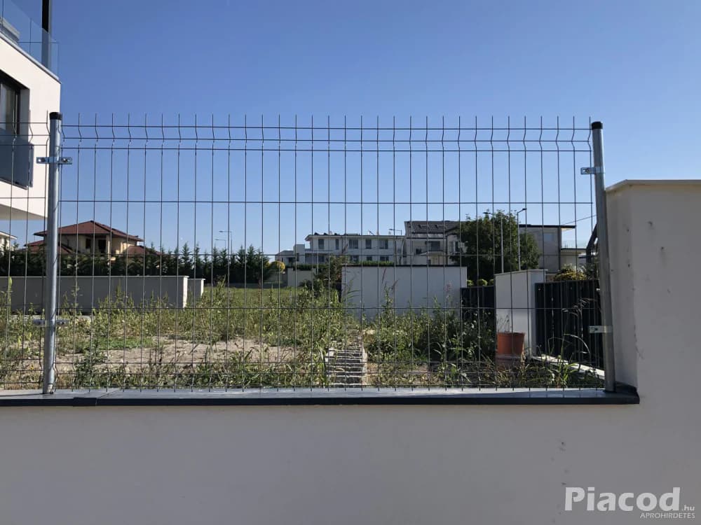 Vadháló, drótfonat, drótháló, oszlop, kapu, kerítéspanel, kerítésépítés - Kép 2