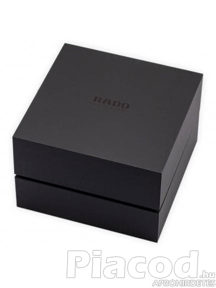 Rado Ladies Centrix Diamonds Quartz Black and Gold Ceramic Bracelet Watch R30930712 S - Kép 3