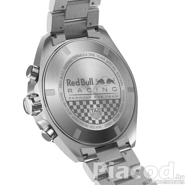 TAG HEUER Special Edition Formula 1 Red Bull Racing Quartz Chronograph 43mm Mens Watch CAZ101AK.BA0842 - Kép 5