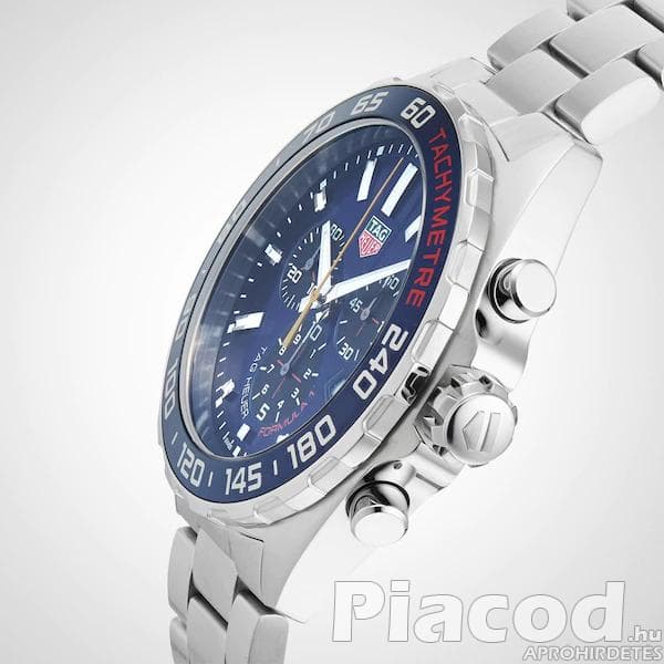 TAG HEUER Special Edition Formula 1 Red Bull Racing Quartz Chronograph 43mm Mens Watch CAZ101AK.BA0842 - Kép 4