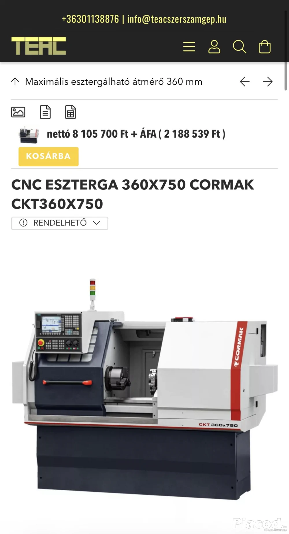Cnc eszterga - Egyéb - Budapest XXII. kerület