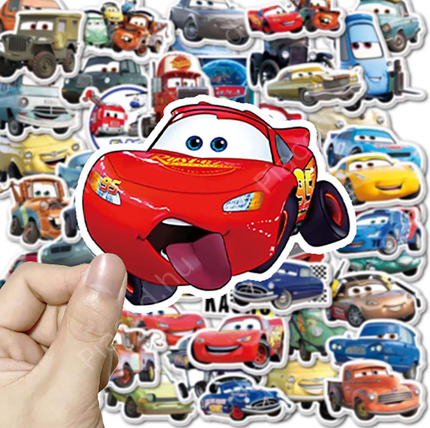 50 db-os Verdák Cars jellegű matrica csomag